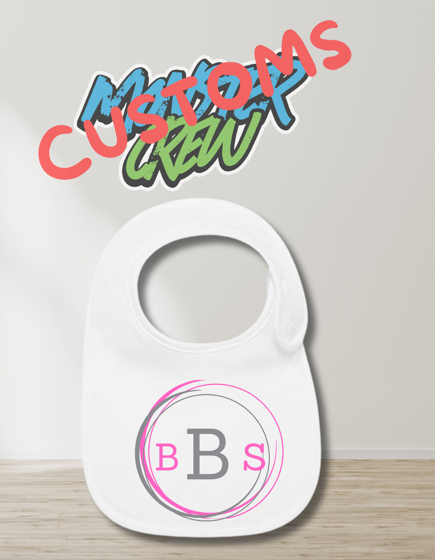 CUSTOM BABY NAME BIB