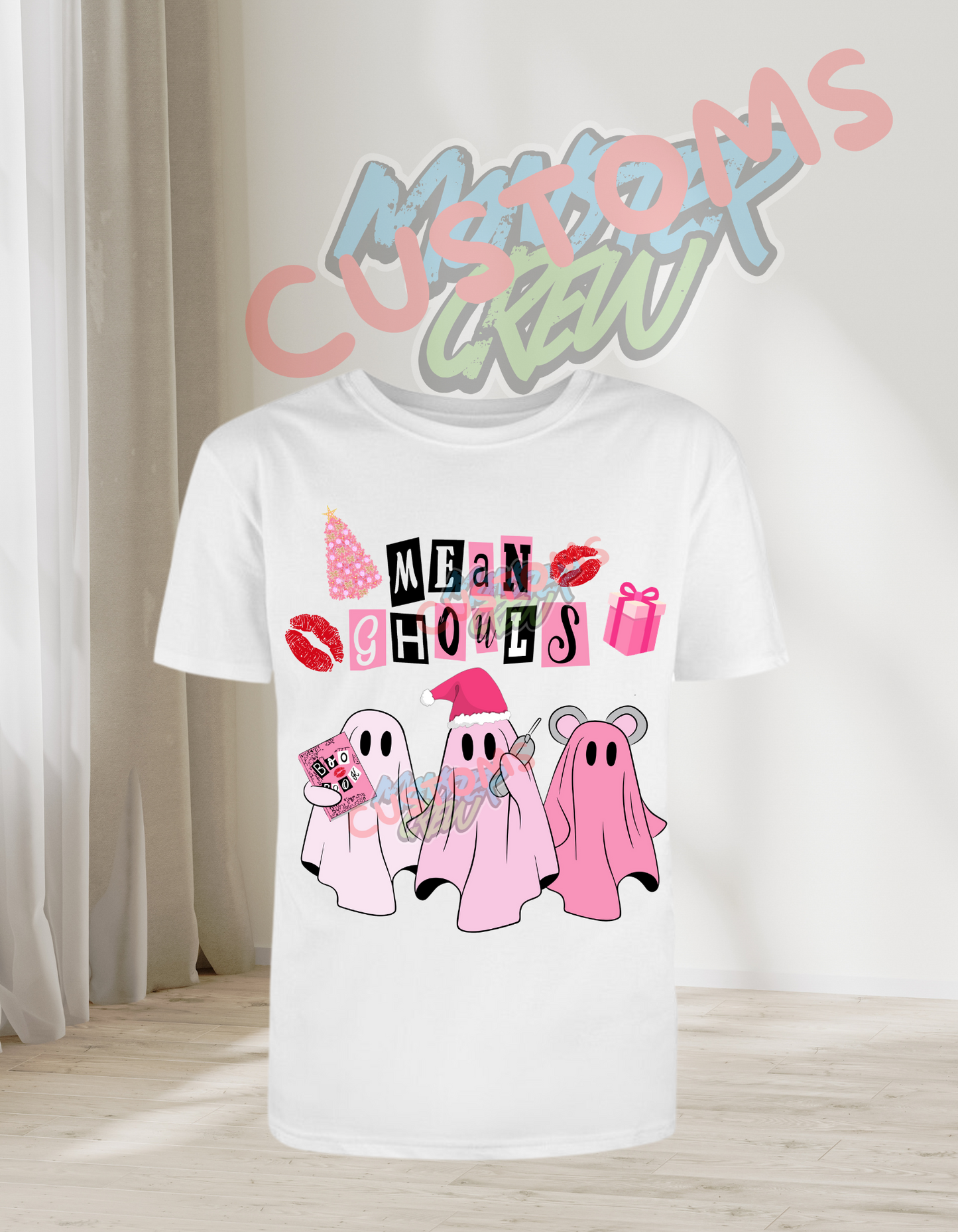 CHRISTMAS MEAN GHOULS T-SHIRT