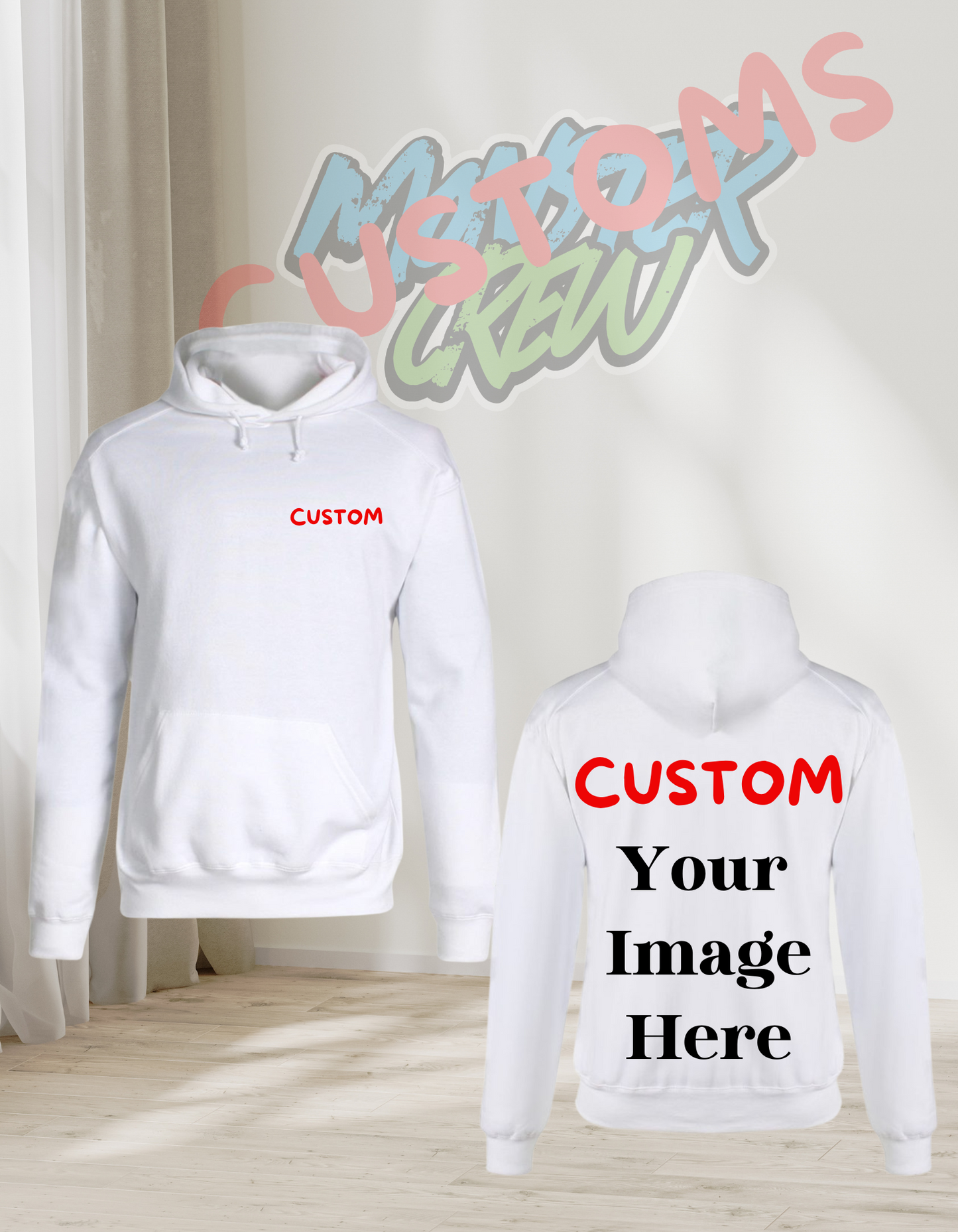 CUSTOM ADULT HOODIES
