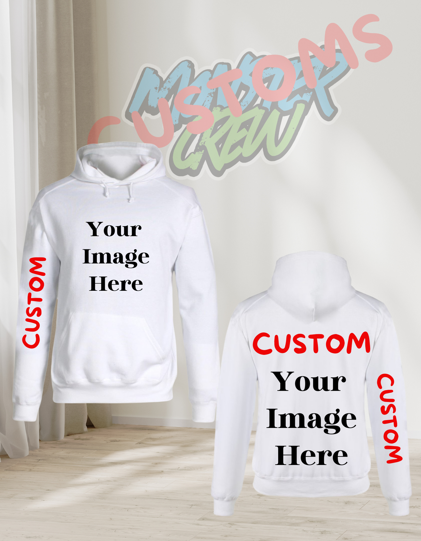CUSTOM ADULT HOODIES