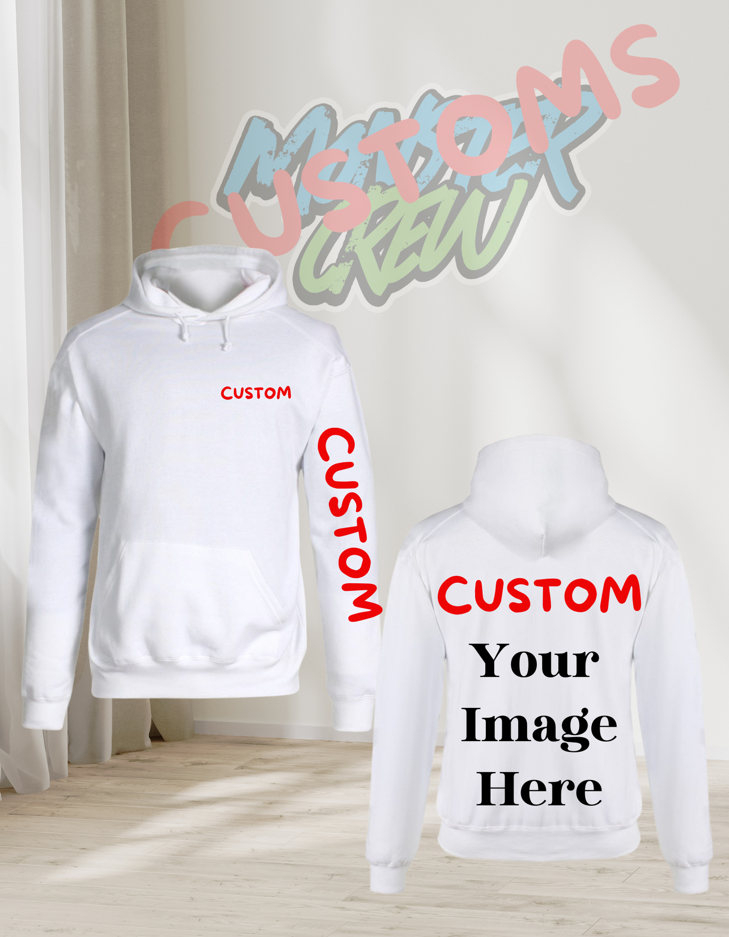 CUSTOM ADULT HOODIES