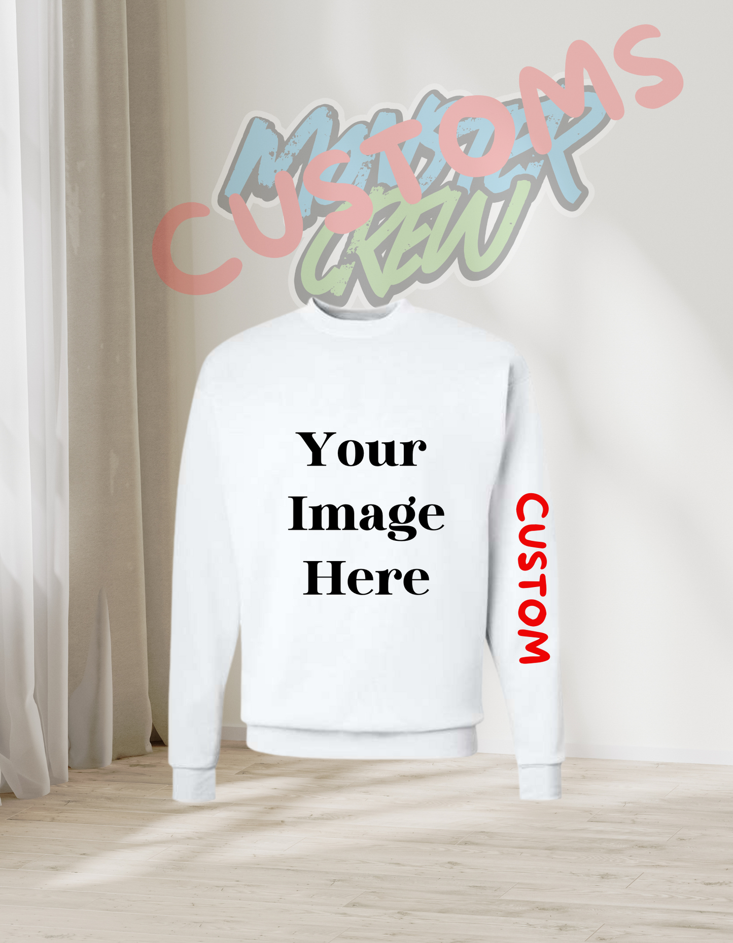 CUSTOM ADULT CREW SHIRT