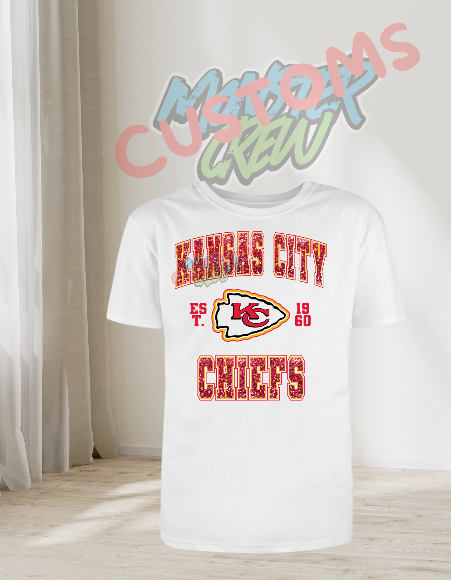 Chiefs Glitter Styles