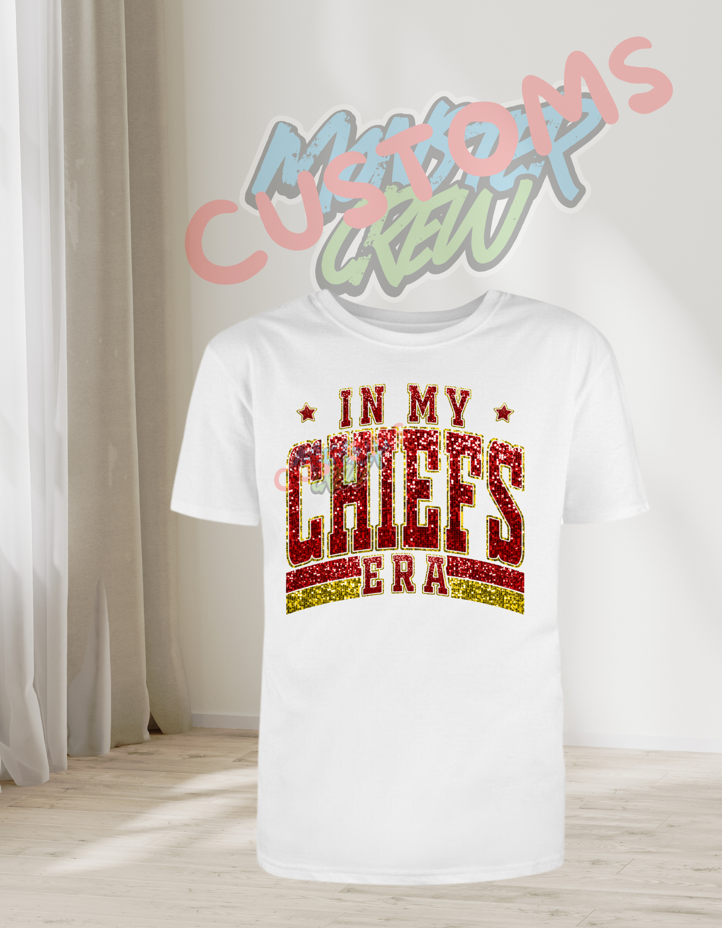 Chiefs Glitter Styles