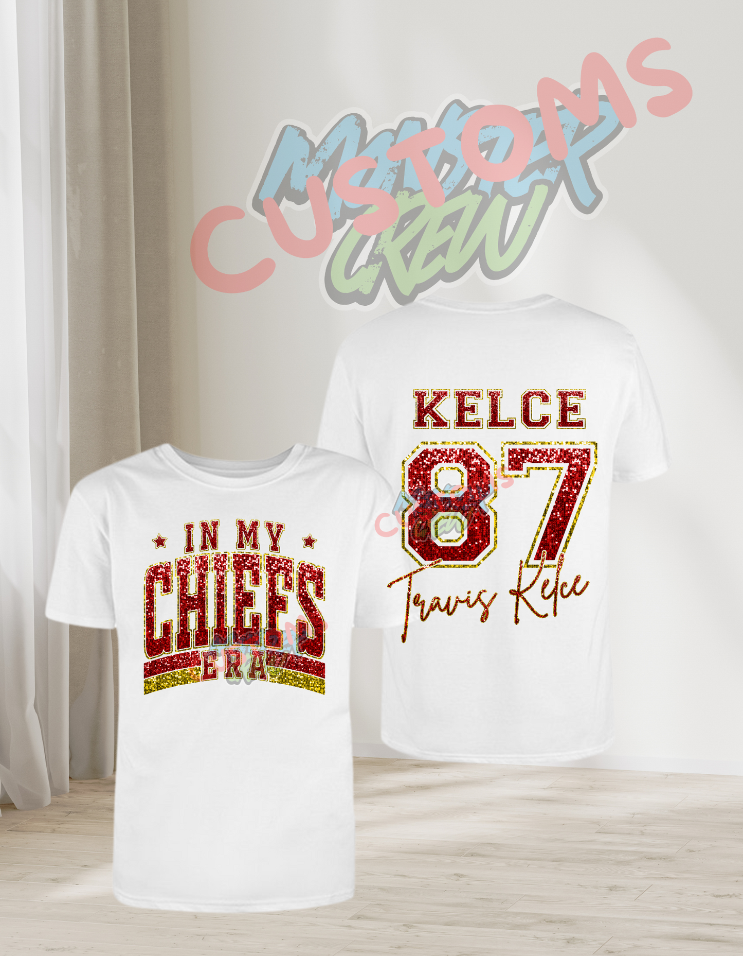 Chiefs Glitter Styles