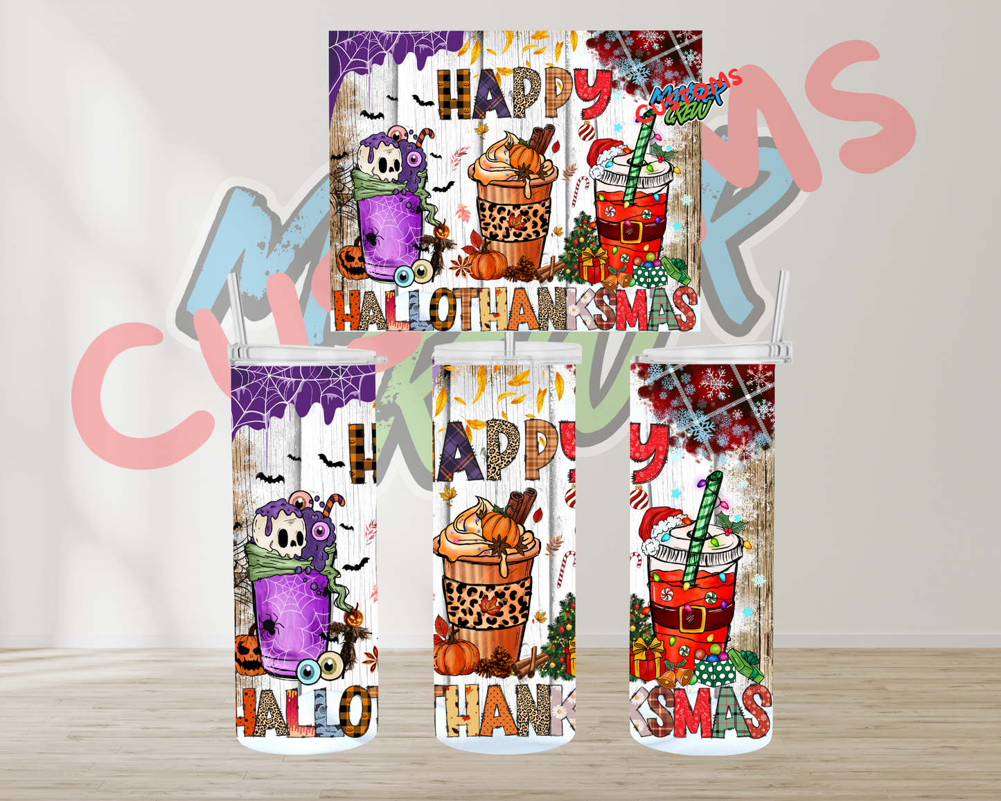 HAPPY HALLOTANKSMAS Tumbler