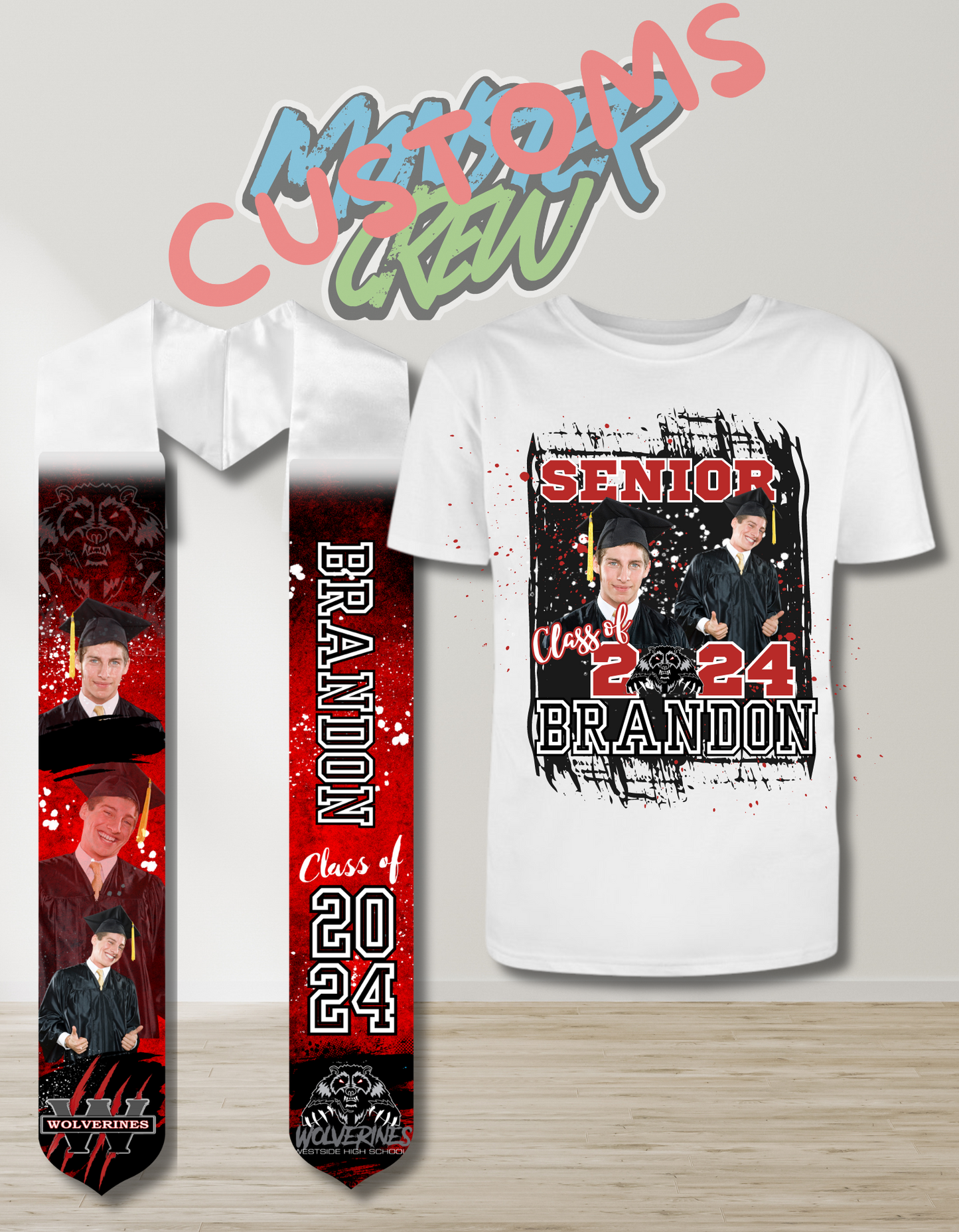 GRADUATION T-SHIRT & STOLE