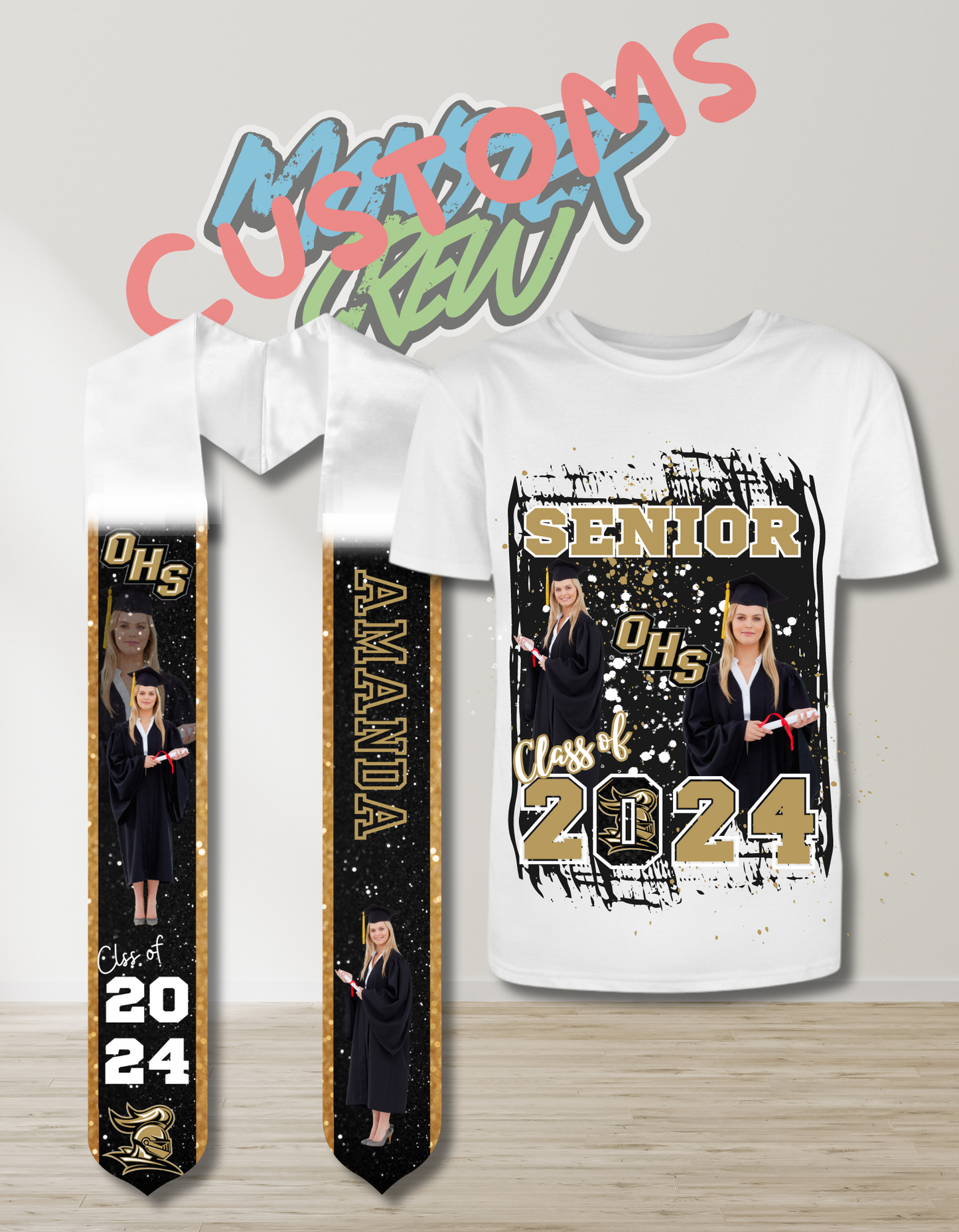 GRADUATION T-SHIRT & STOLE