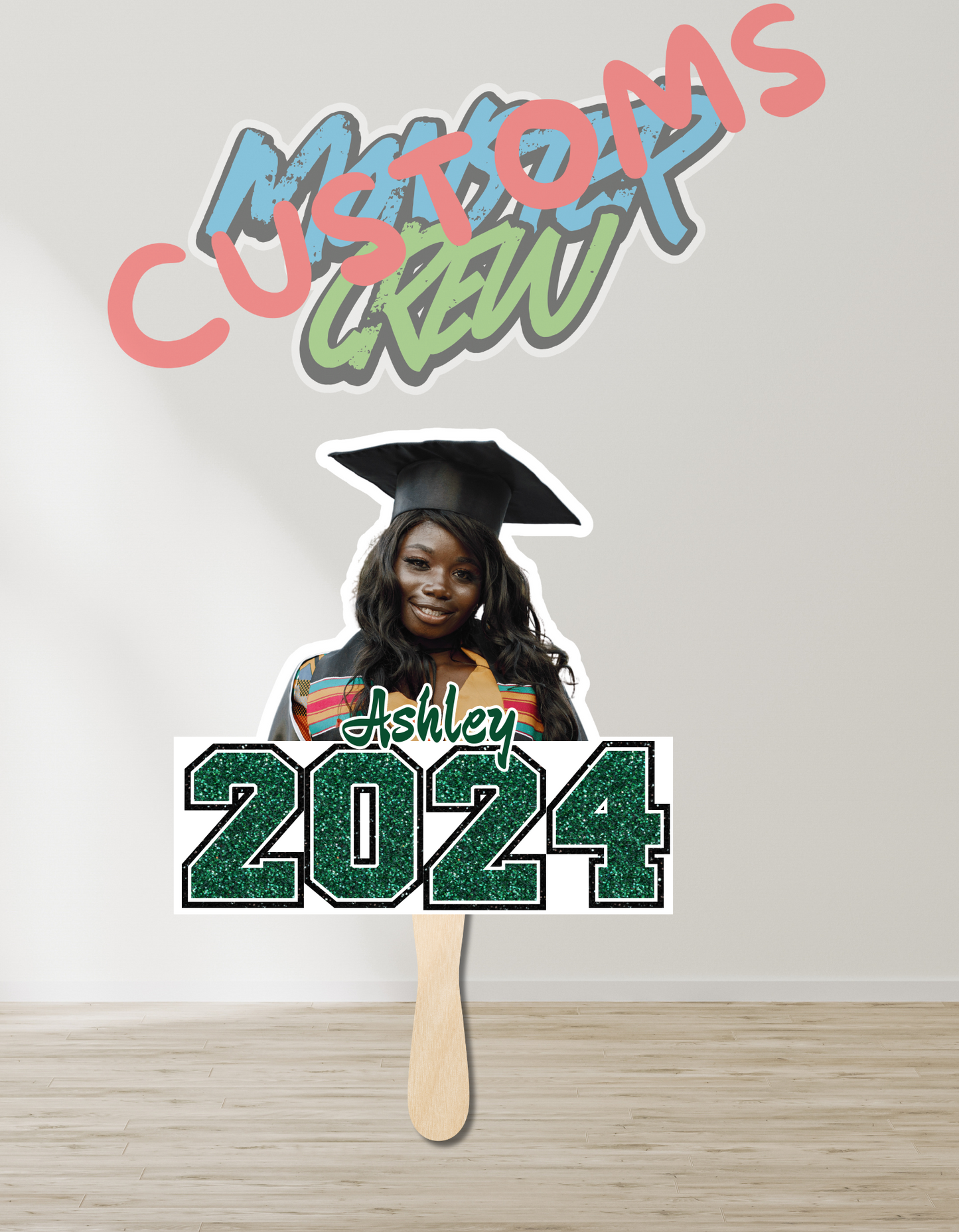 CUSTOM GRADUATION FAN