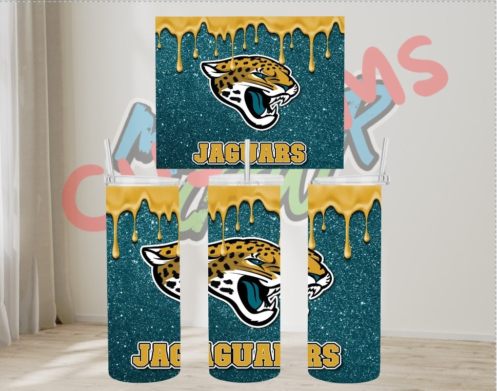 NFL GLITTER TUMBLERS
