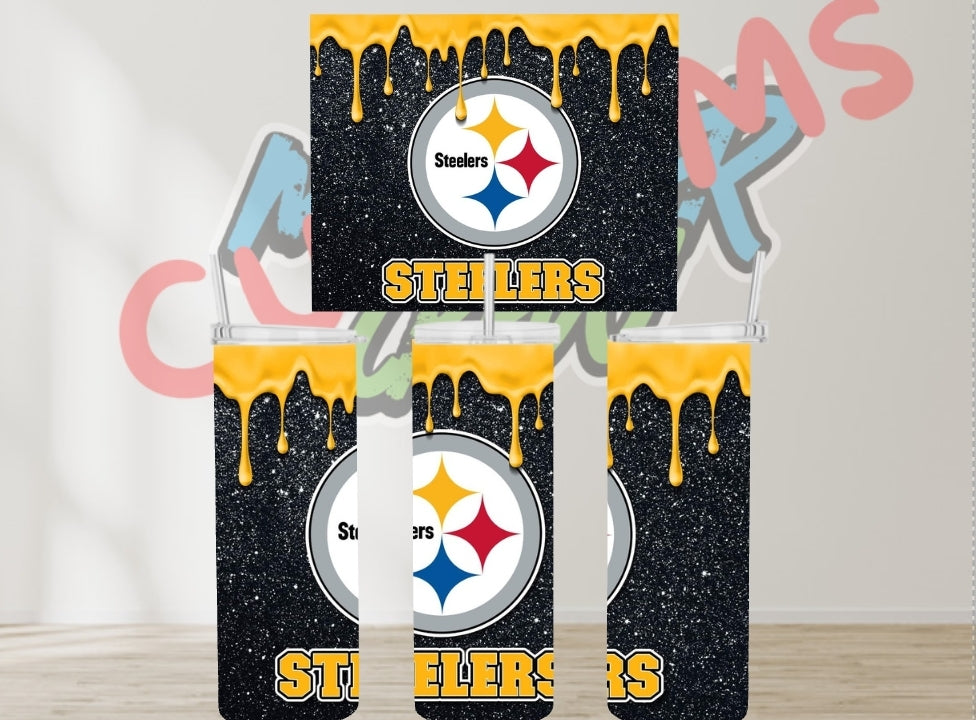 NFL GLITTER TUMBLERS