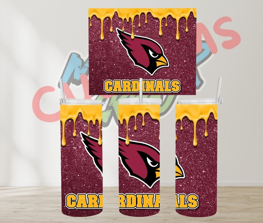 NFL GLITTER TUMBLERS