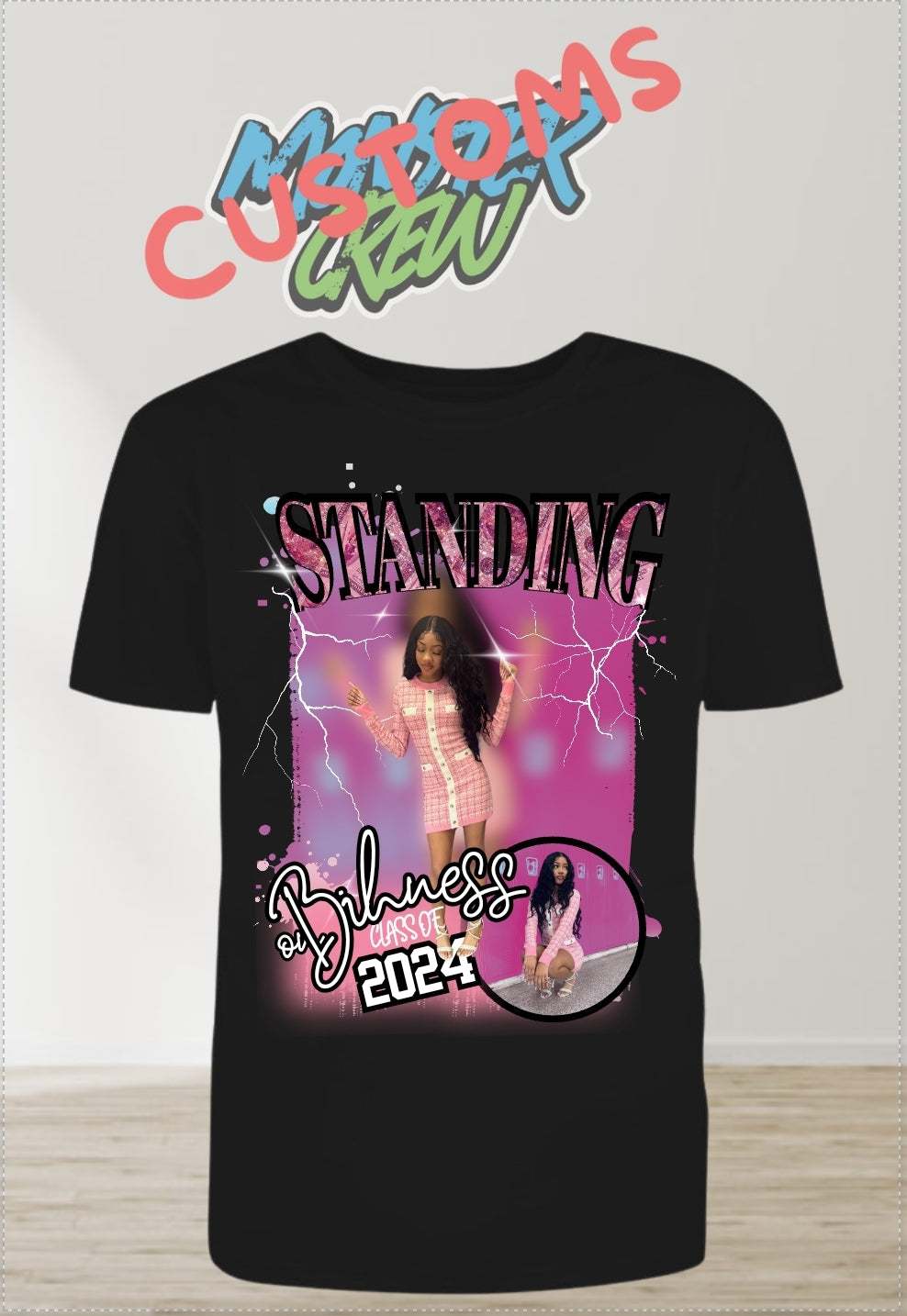 STANDING ON BUSINESS GRAD T-SHIRT