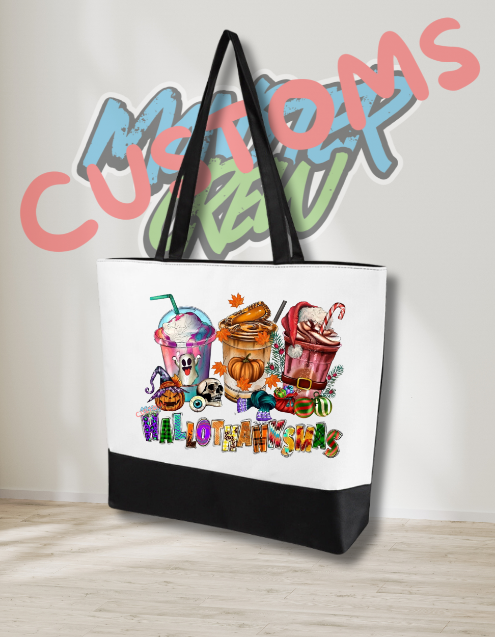 HALLOTHANKSMAS TOTE