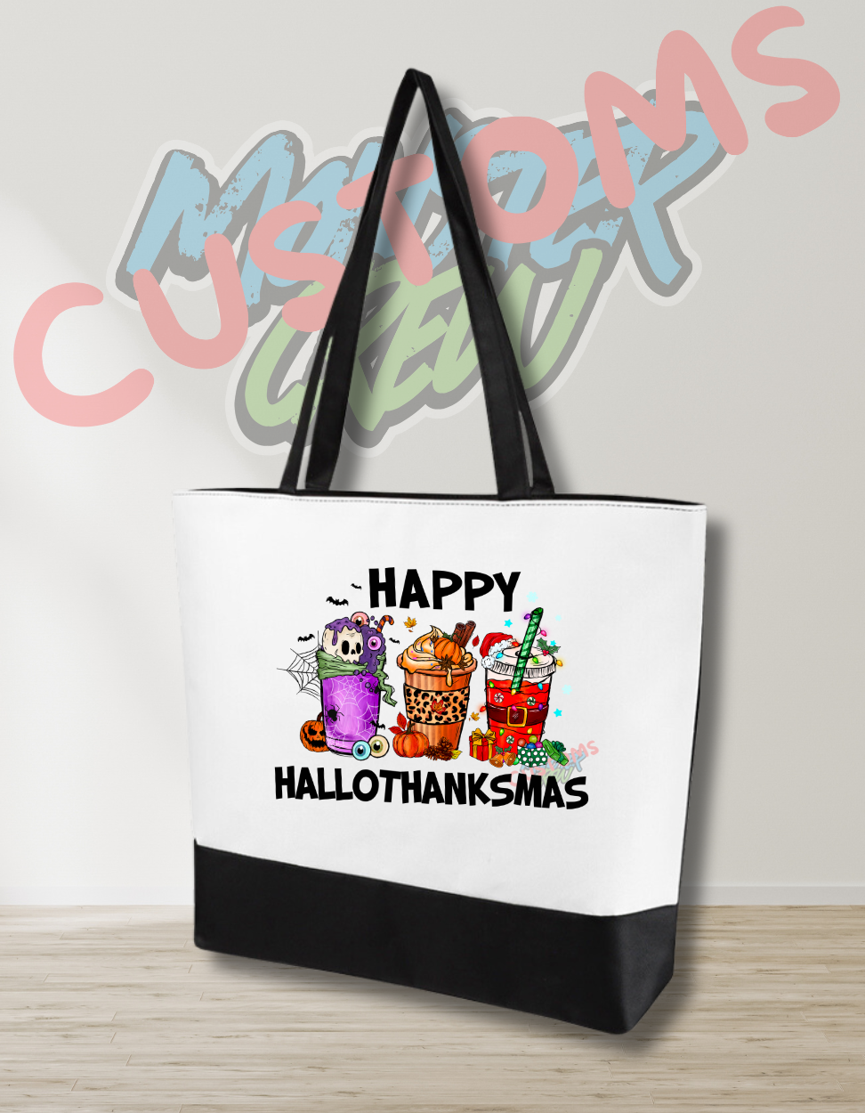 HAPPY HALLOTHANKSMAS TOTE