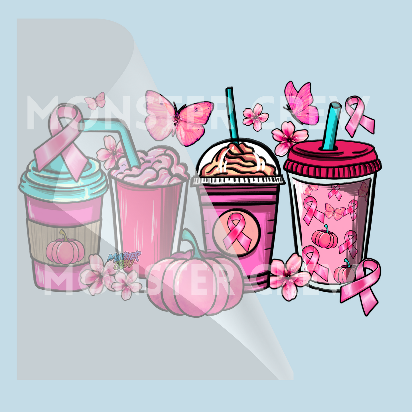 BREAT CANCER COFFEE/LATTES