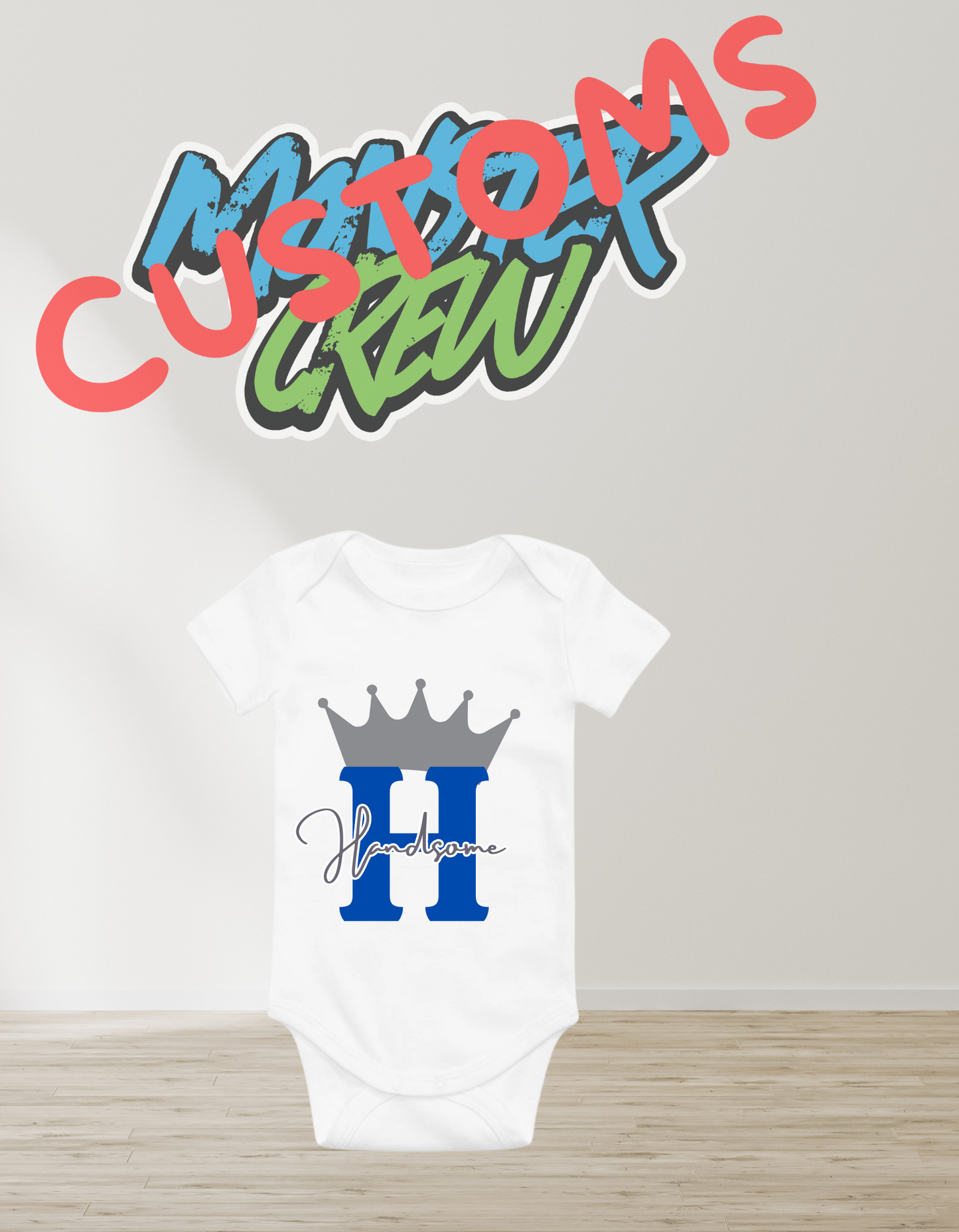 CUSTOM BABY NAME ONESIE