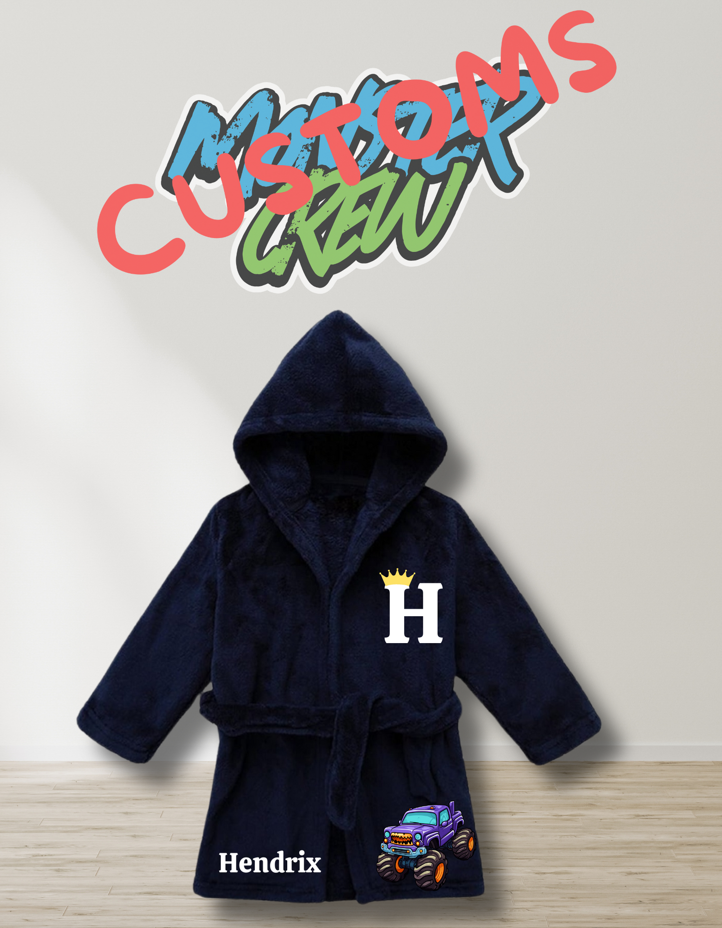 Royalty Monogram Bath Robe