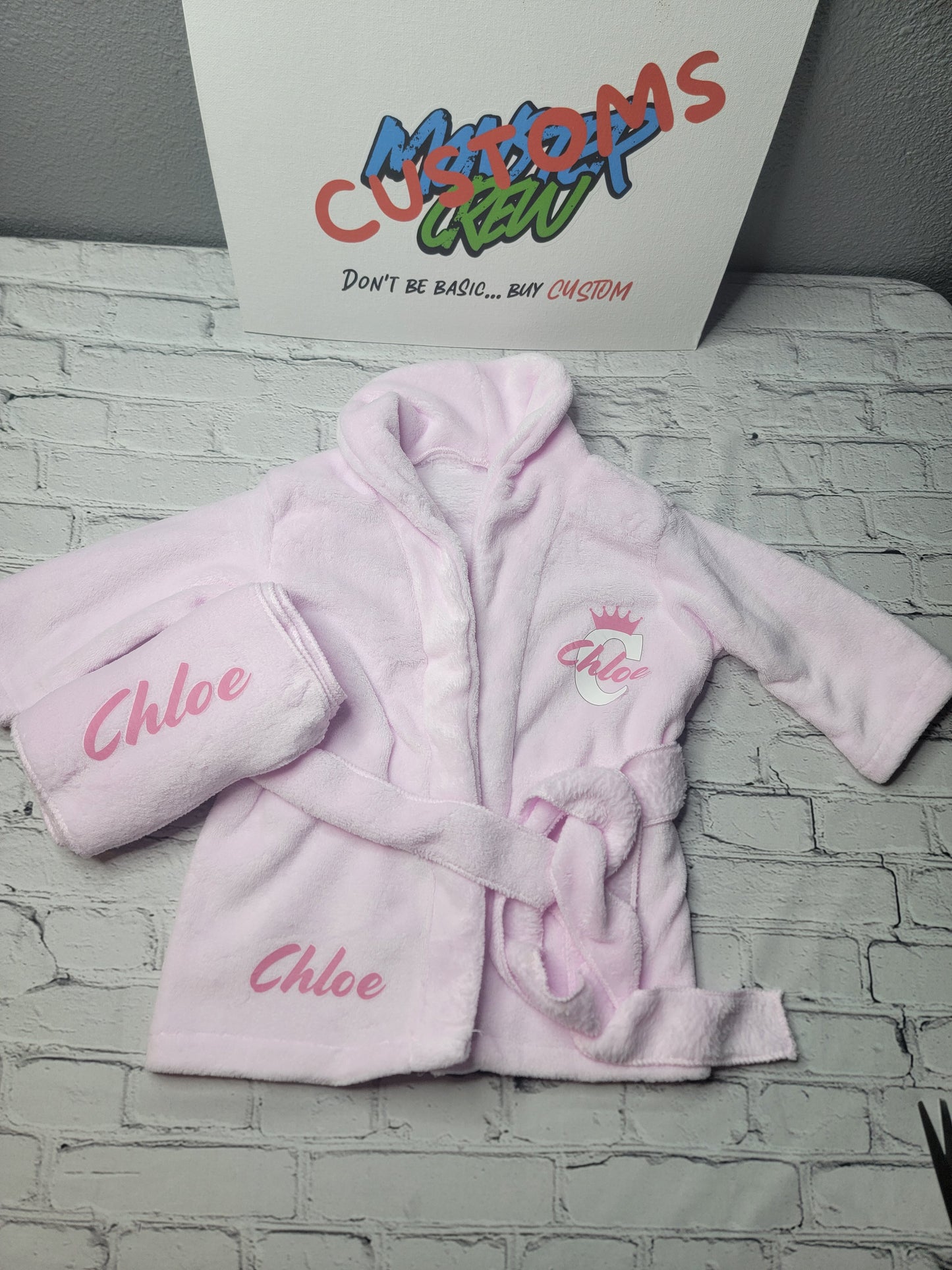 Royalty Monogram Bath Robe