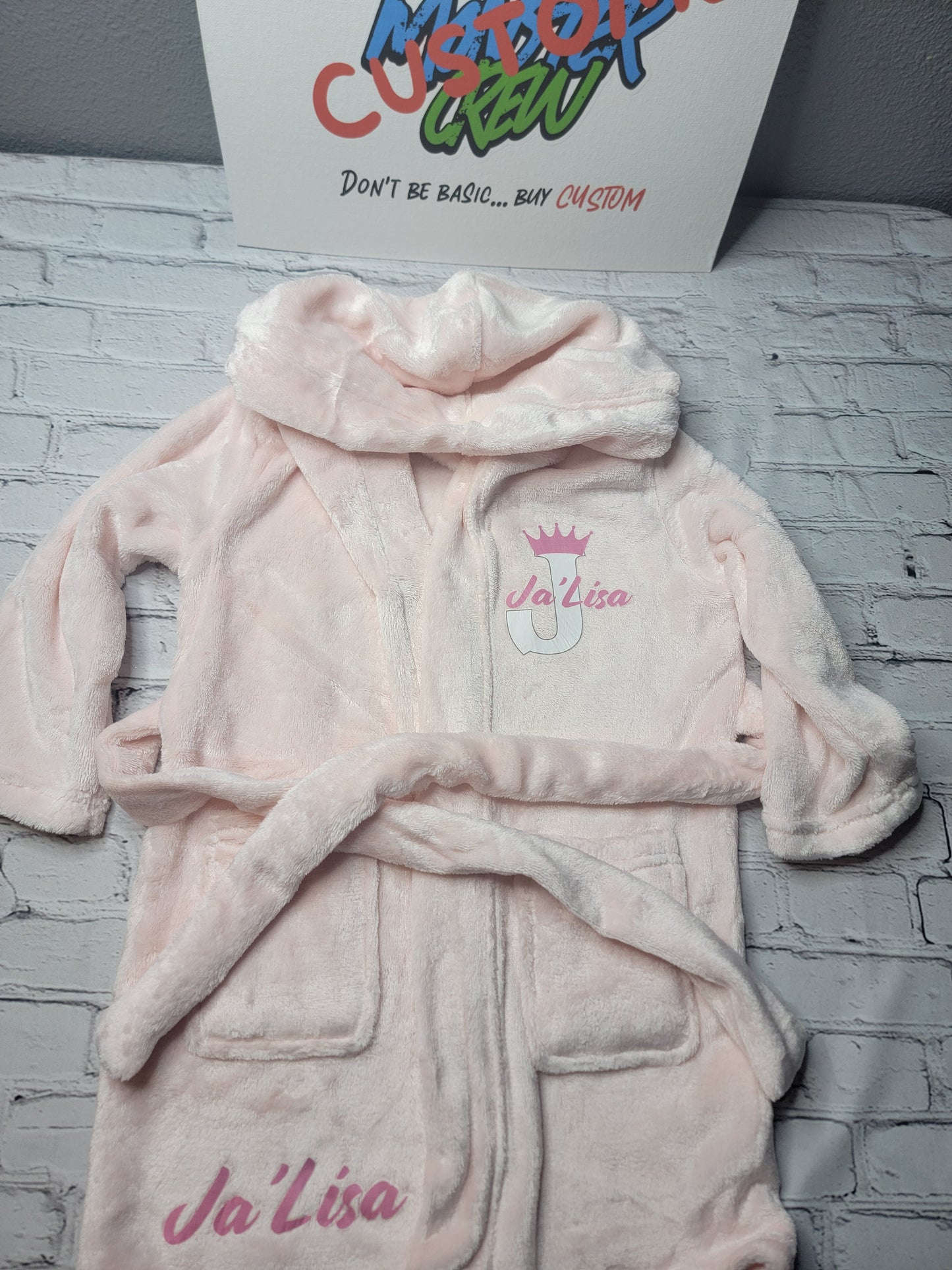 Royalty Monogram Bath Robe