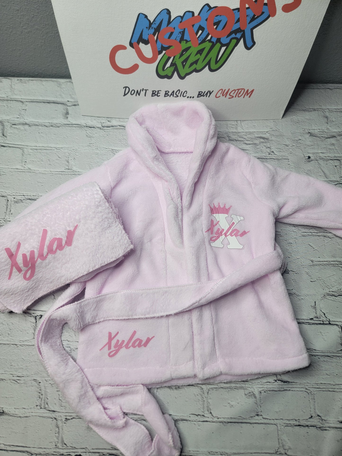 Royalty Monogram Bath Robe