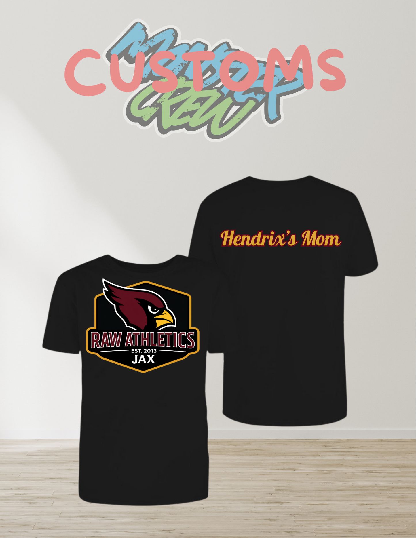 Raw Athletics Baseball Team Shirts