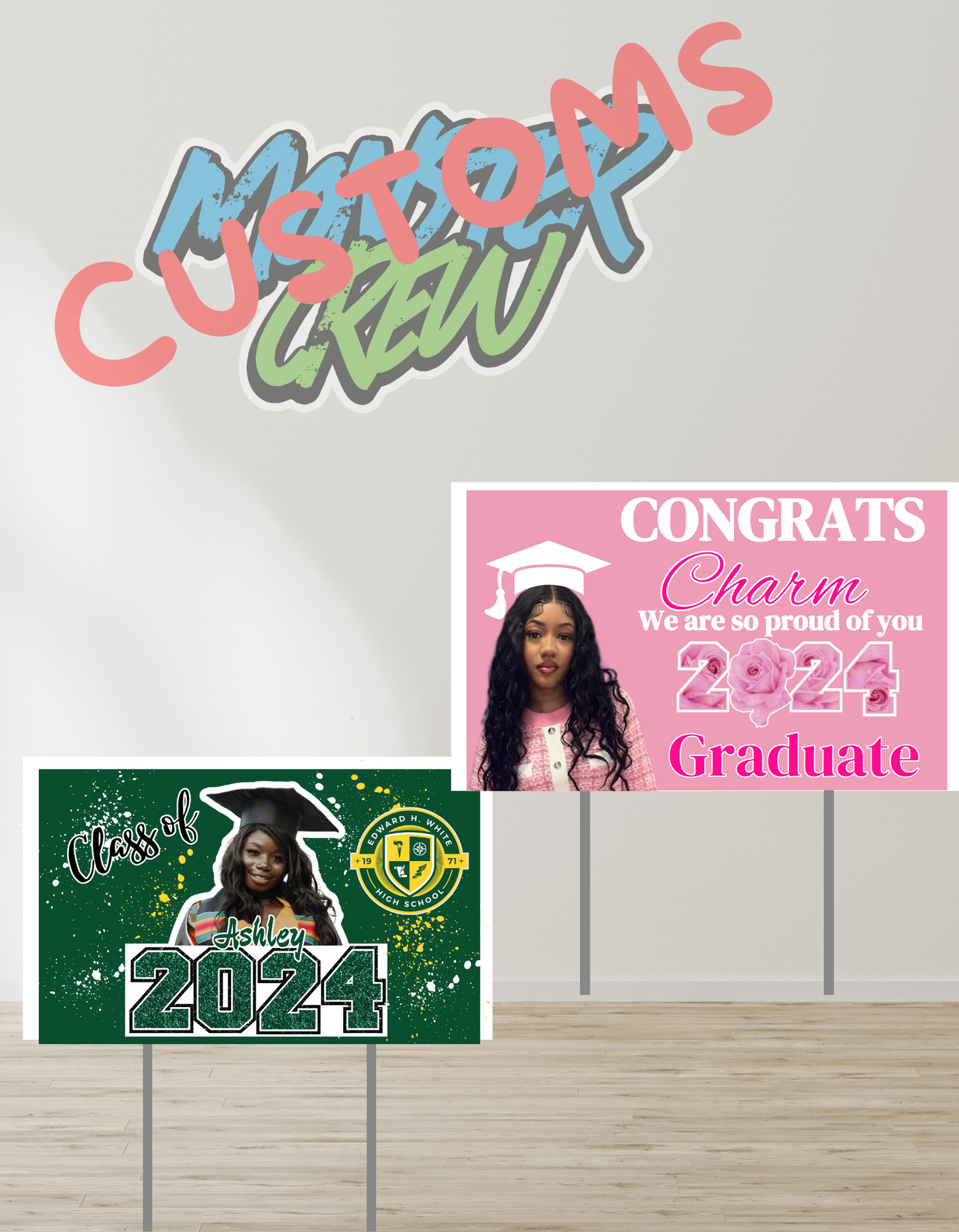 CUSTOM GRADUATION YARD SIGNS