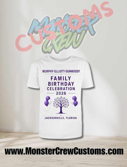 Friends of M.E.D  Family Reunion T-shirts
