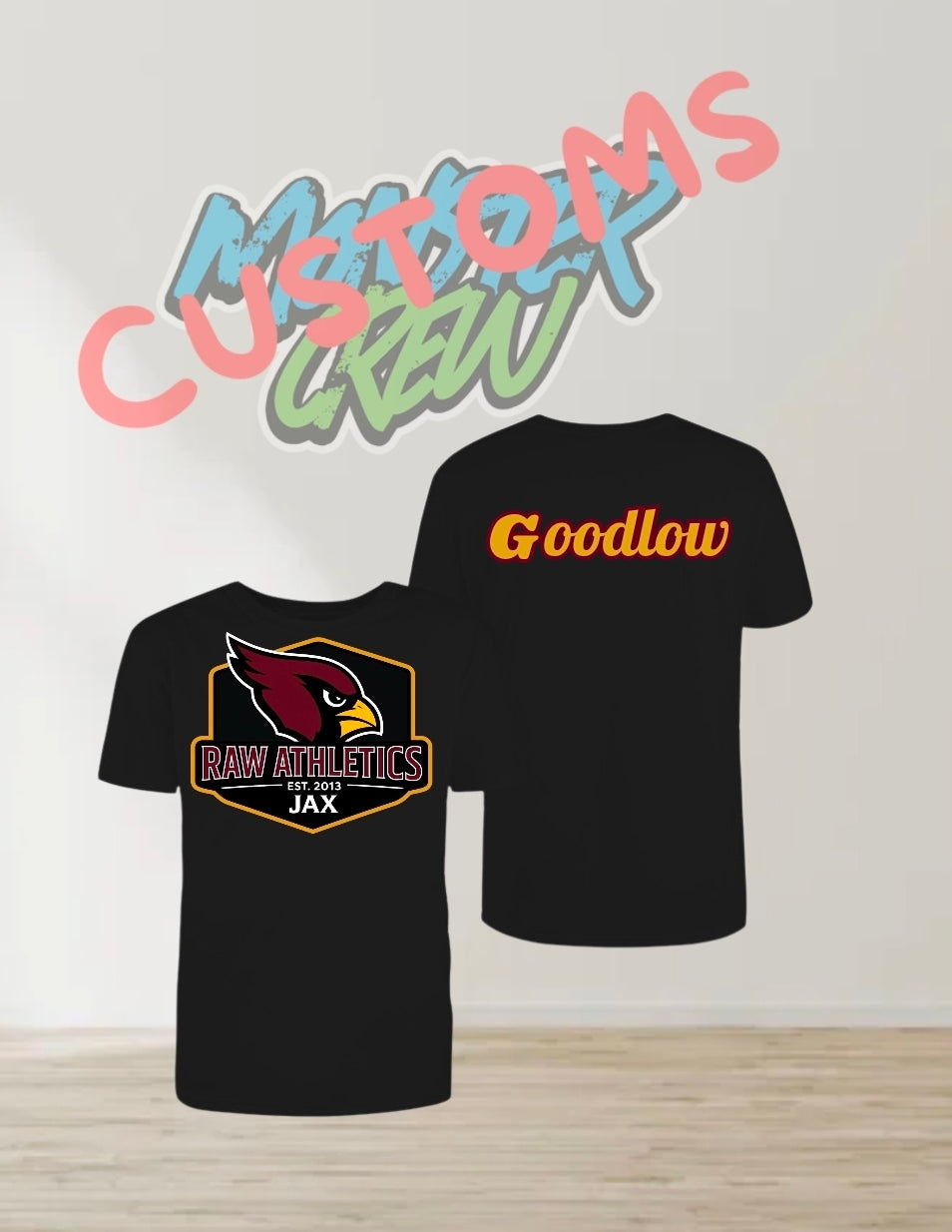 Raw Athletics Baseball Team Shirts